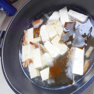 椎茸湯豆腐